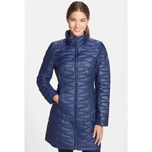 Navy Blue Patagonia Fiona Down Parka Puffer Jacket S - Picture 1 of 9